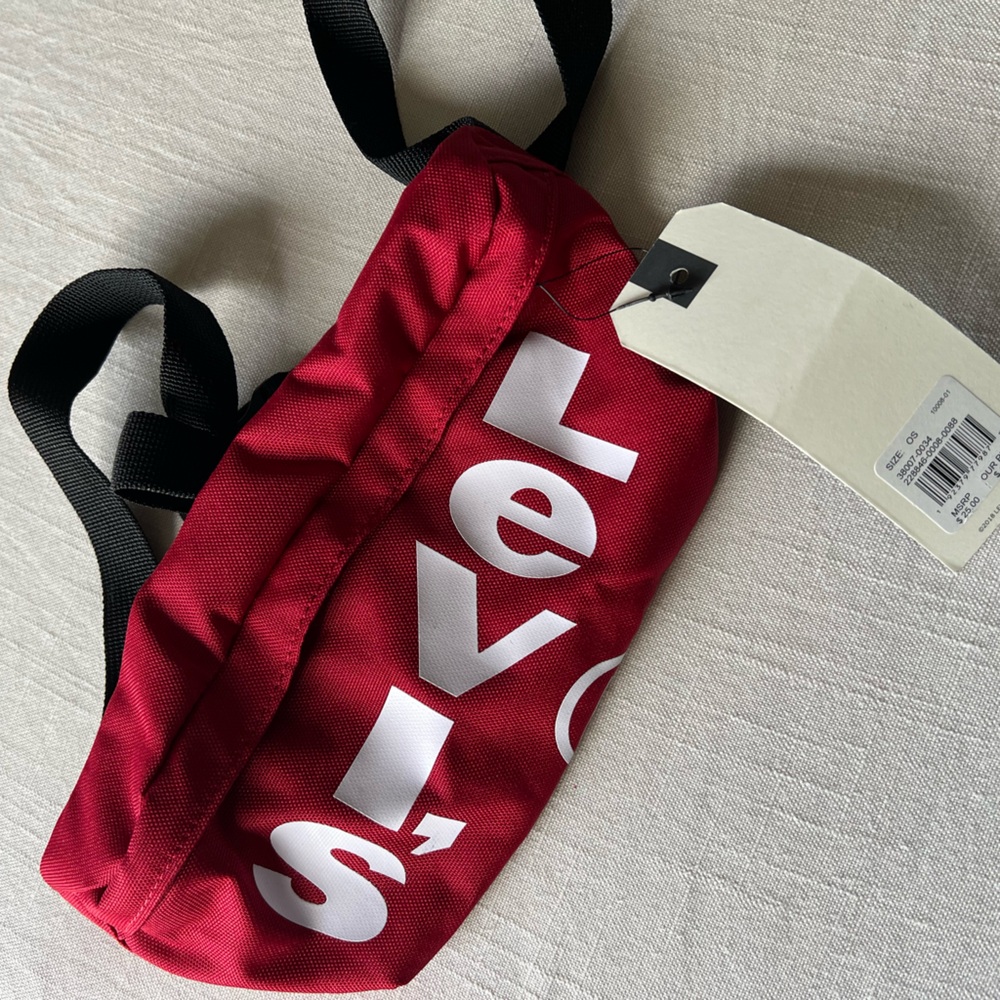 Levi's Bold Red Belt Bag